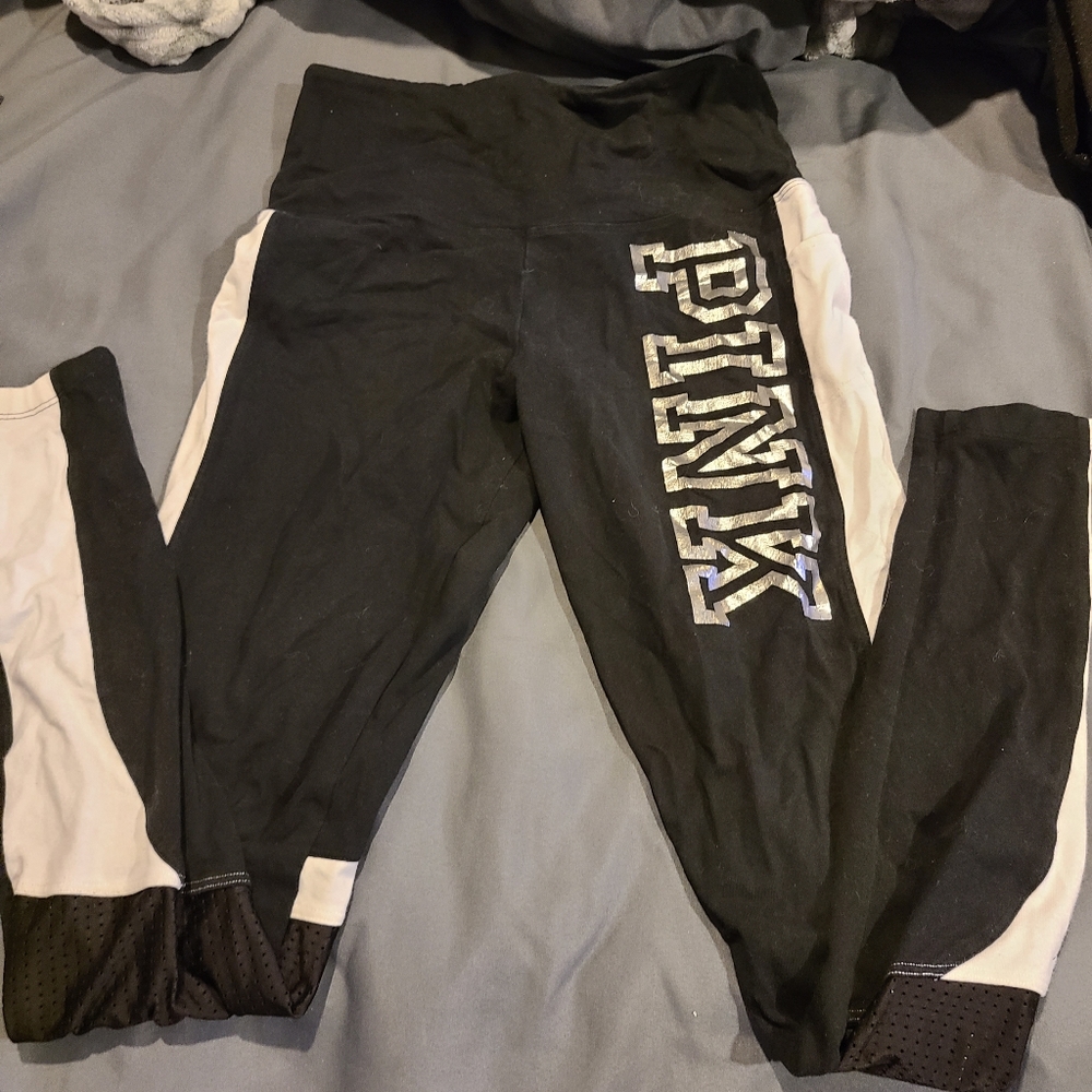 Wimens pink(Victoria secret) yoga leggings